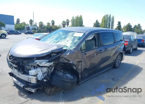 2022 Toyota Sienna Le из США, поврежденный, VIN 5TDKRKEC3NS097101